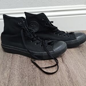 Converse All Star Black High-Top Men's Sneakers Size 8